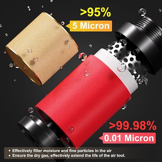 TAILONZ PNEUMATIC 0-150PSI 1/4 Inch NPT Aluminum Alloy Industrial Grade Three - Image 8