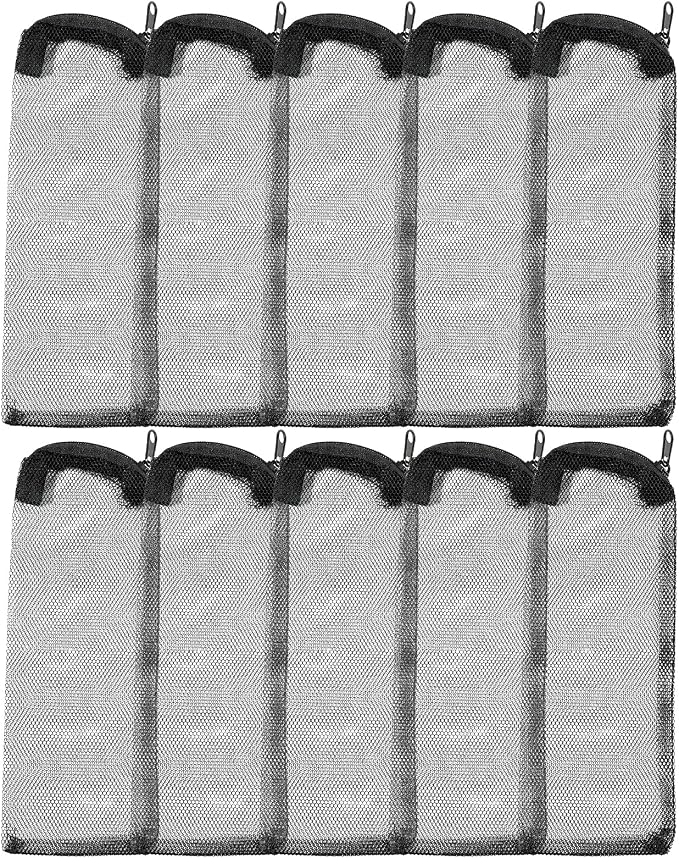 AQUANEAT 10pcs Aquarium Filter Media Bags, Fish Tank Coarse Mesh Bags by Aquaneat