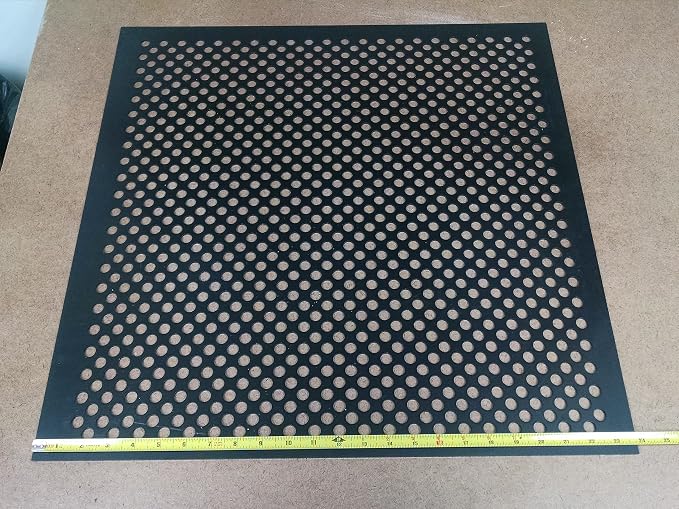2'x2' Black Plastic Perforated Tile, 2 Pack - Image 7
