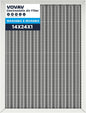 14x24x1 Air Filter-MERV 8, Washable & Reusable Electrostatic Air Filter by VOVAV