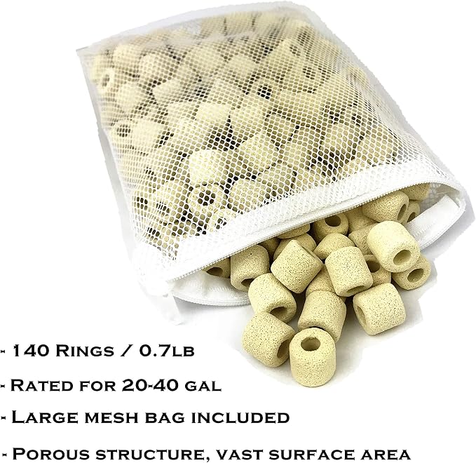 Ceramic Filter Media Bio Filter Rings 1lb / 2lb / 4lb / 8lb - Image 2