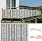Balcony Privacy Screen 3.3' x 13.1' Privacy Protection Weatherproof Garden Fence by AYLFBFU