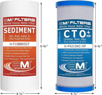APPLIED MEMBRANES INC. Whole House Water Filter Replacement Filter Cartridge - Image 4