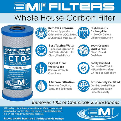APPLIED MEMBRANES INC. Whole House Water Filter Replacement Filter Cartridge Set - Image 5
