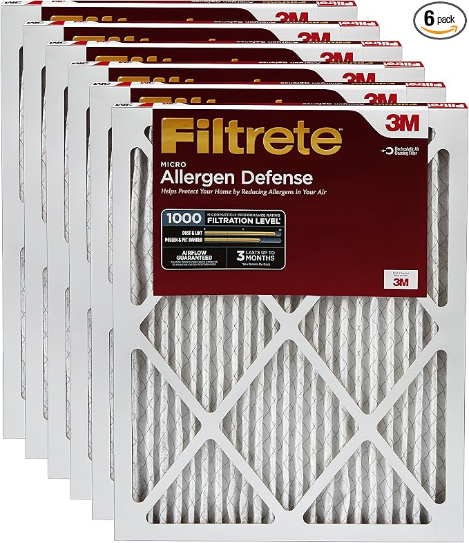 Filtrete AD21-6PK-2E 9821DC-6 1000 Micro Allergen Filter by Filtrete