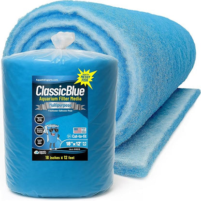 Aquatic Experts Classic Bonded Aquarium Filter Pad -18 Inches by 12 Feet by .75 by AquaticExperts