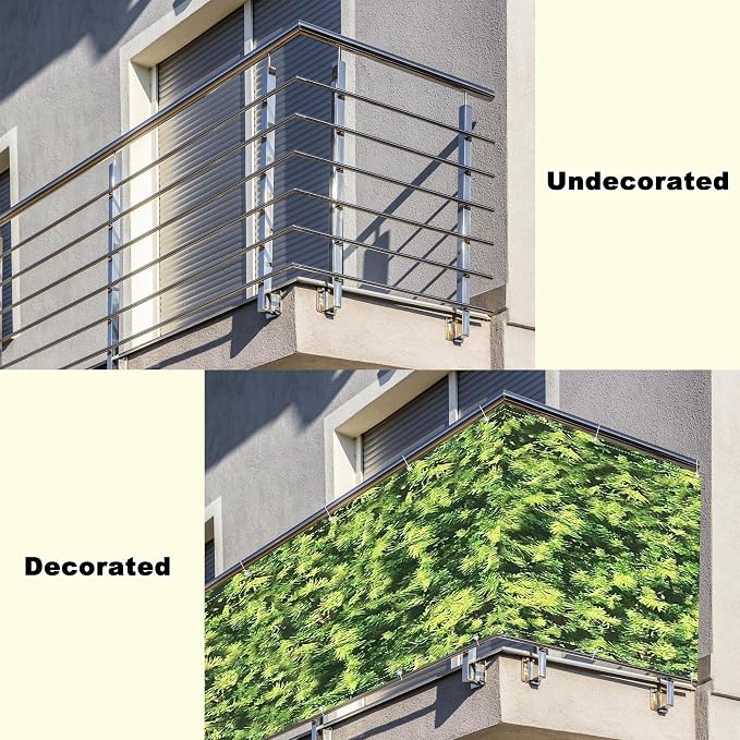 Privacy Screen Protector 3.3' x 6.6' UV-Protection Wind-Resistant Privacy Screen - Image 8