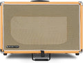 Sound Town Vintage 6U Amp Rack Case, 12.5" Depth with Rubber Feet, Dust Cover, Kickstand, Orange (STVRC-6OR)