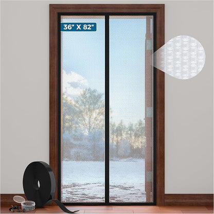 Magnetic Thermal Insulated Door Curtain by Augblinds