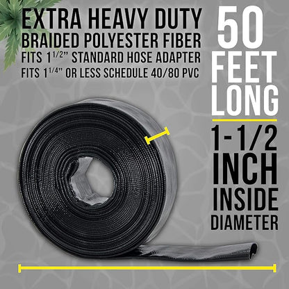 U.S. Pool Supply Pool Backwash Hose 1 1/2 Inch Diameter x 50 Feet - Image 3