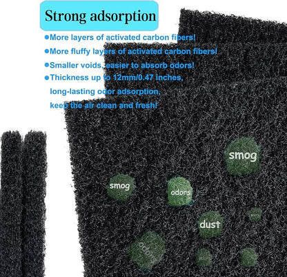 12 Pack Activated Carbon Filter Replacement Refills - Image 3