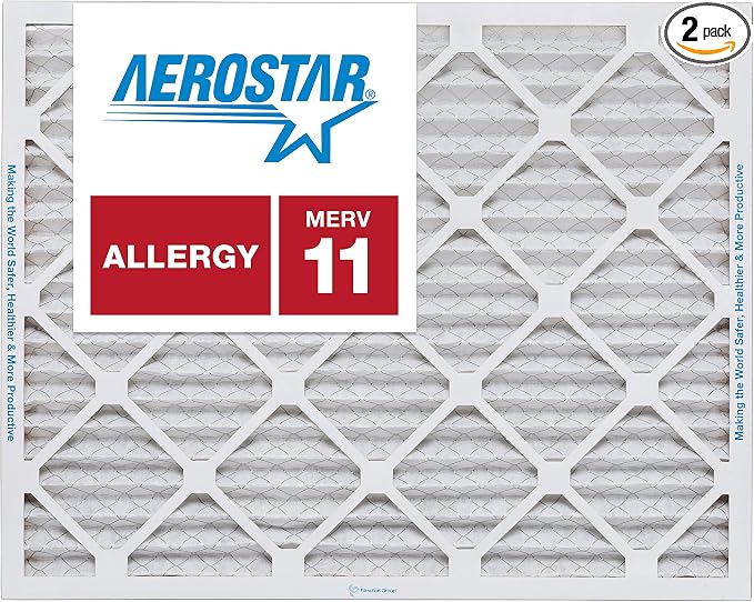 20x25x1 AC and Furnace Air Filter by Aerostar by AirFiltersDelivered