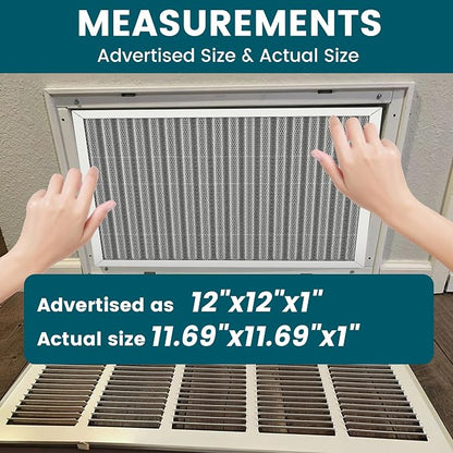 12x12x1 Air Filter-MERV 8, Washable & Reusable Electrostatic Air Filter - Image 4