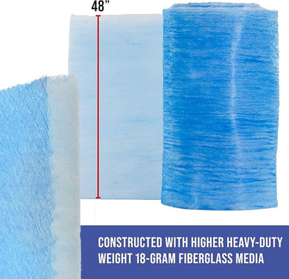 Master Airbrush Elite Paint Spray Booth Exhaust Filter Roll 48" x 200' - Image 3