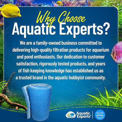 Aquatic Experts Classic Bonded Aquarium Filter Pad -12 Inches by 12 Feet by .75 - Image 8