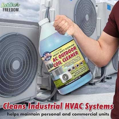 Natural's Freedom HVAC Outdoor Coil Cleaner Gallon - Image 6