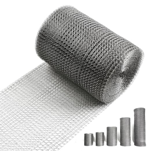 5" X 30 ft 304 Stainless Steel Mesh, Wire Mesh by RyxrhswzpStainlessSteelWireMeshforRodentPlantsGardenHouseandDIY