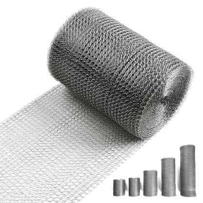 5" X 30 ft 304 Stainless Steel Mesh, Wire Mesh by RyxrhswzpStainlessSteelWireMeshforRodentPlantsGardenHouseandDIY