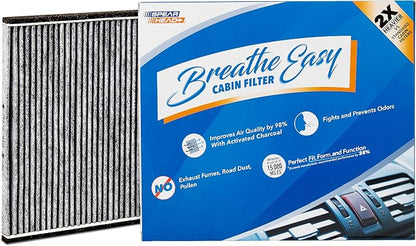Spearhead Odor Defense Breathe Easy AC & Heater Cabin Filter, Fits Like OEM by SPEARHEAD
