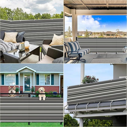 Privacy Screen Protector 3' x 3.3' UV-Resistant Visibility Reduction Outdoor - Image 7