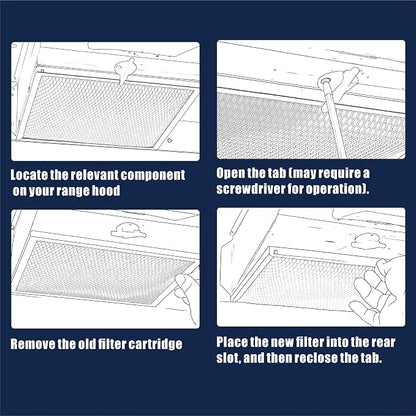 97007696 Range Hood Filter 41F Stove Vent Hood Filters - Image 6