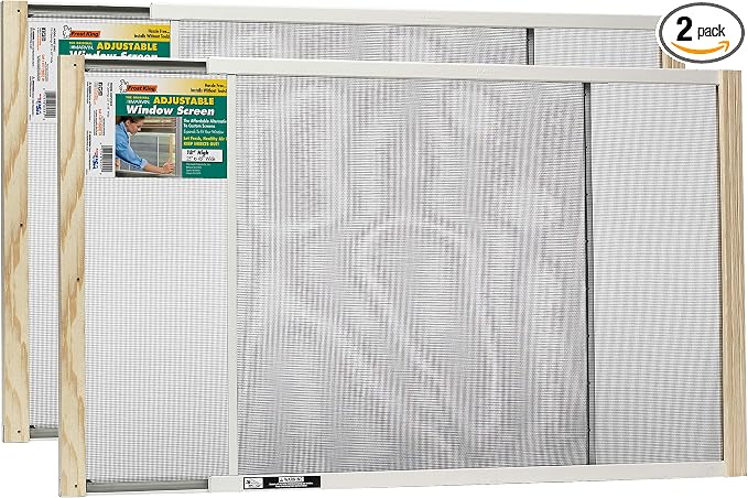 Frost King 2AWS1845 WB Marvin Adjustable Window Screen, 18in High x Fits by Thermwell+Products+Co.%2C+Inc