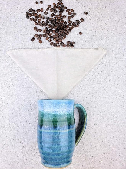 Pour Over Reusable Cloth Coffee Filter - Image 7