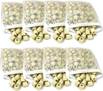 Ceramic Filter Media Bio Filter Rings 0.7lb / 2lb / 4lb / 8lb by Reefing+Art